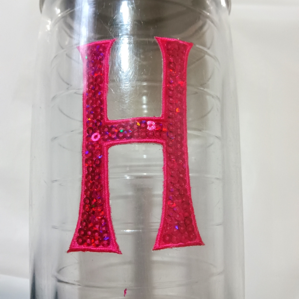 Tervis hot pink "H" 24oz. Insulated double walled Tumbler - Picture 6 of 11